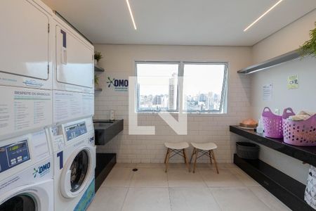 Studio para alugar com 19m², 1 quarto e sem vagaLavanderia