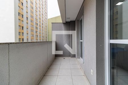Varanda  de apartamento à venda com 1 quarto, 31m² em Aclimação, São Paulo