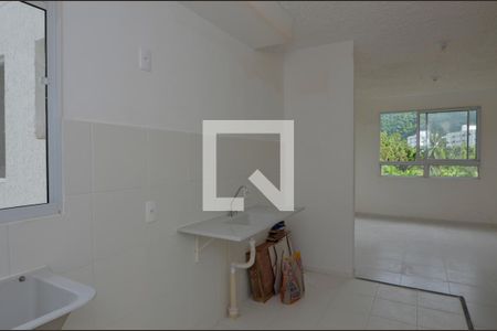 Apartamento para alugar com 36m², 2 quartos e 1 vagaCozinha e Área de Serviço