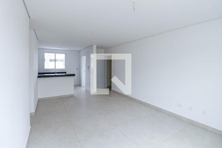 Sala  de apartamento à venda com 3 quartos, 92m² em Cabral, Contagem