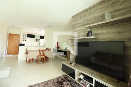 Sala 1 de apartamento para alugar com 3 quartos, 90m² em Santa Mônica, Uberlândia