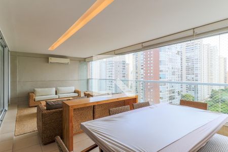 Varanda Gourmet de apartamento para alugar com 3 quartos, 220m² em Campo Belo, São Paulo