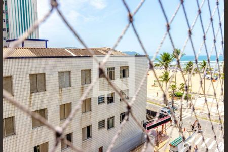 Vista da Sala de apartamento para alugar com 1 quarto, 40m² em Guilhermina, Praia Grande