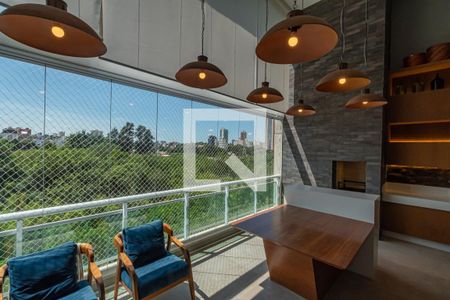 Varanda Gourmet de apartamento à venda com 3 quartos, 189m² em Cambuí, Campinas