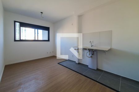 sala cozinha de apartamento para alugar com 1 quarto, 24m² em Sé, São Paulo