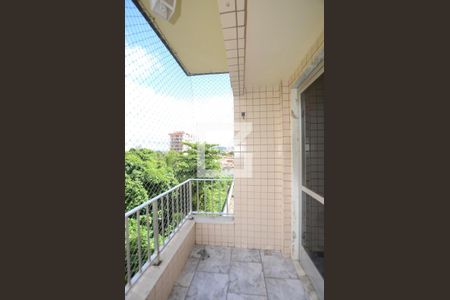 varanda da Sala de apartamento para alugar com 2 quartos, 71m² em Praça Seca, Rio de Janeiro