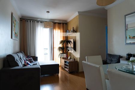 Sala de apartamento à venda com 3 quartos, 62m² em Jardim Cambui, Santo André