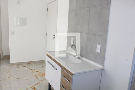 Cozinha de apartamento para alugar com 2 quartos, 40m² em Várzea da Barra Funda, São Paulo
