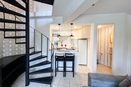 Sala de apartamento para alugar com 1 quarto, 46m² em Vila Nova Conceição, São Paulo