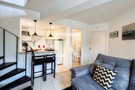 Sala de apartamento para alugar com 1 quarto, 46m² em Vila Nova Conceição, São Paulo