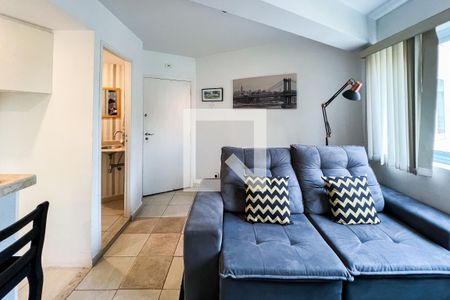 Sala de apartamento para alugar com 1 quarto, 46m² em Vila Nova Conceição, São Paulo