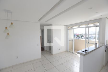 Sala de apartamento para alugar com 2 quartos, 57m² em Jk, Contagem
