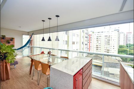 Apartamento à venda com 140m², 3 quartos e 3 vagasVaranda da Sala Gourmet