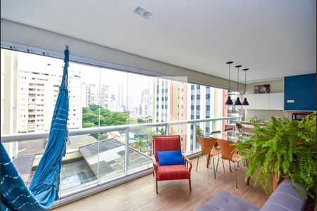 Apartamento à venda com 140m², 3 quartos e 3 vagasVaranda da Sala Gourmet