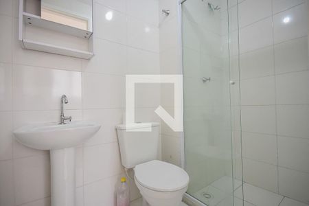Banheiro Suíte de apartamento para alugar com 1 quarto, 25m² em Vila Nova das Belezas, São Paulo
