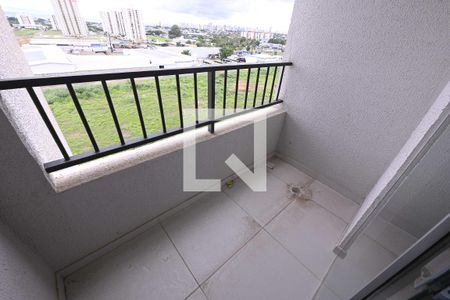 Varanda da Sala de apartamento para alugar com 2 quartos, 54m² em Parque Oeste Industrial, Goiânia