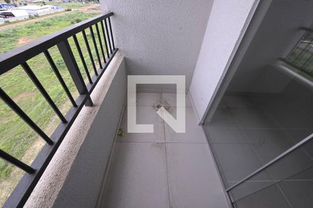 Varanda da Sala de apartamento para alugar com 2 quartos, 54m² em Parque Oeste Industrial, Goiânia