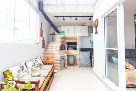 Varanda gourmet de apartamento à venda com 3 quartos, 80m² em Vila Osasco, Osasco