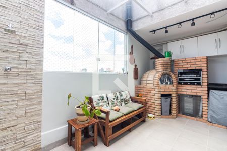 Varanda gourmet de apartamento à venda com 3 quartos, 80m² em Vila Osasco, Osasco