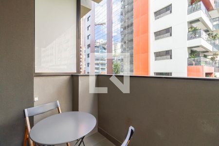 Apartamento à venda com 36m², 1 quarto e sem vagaVaranda