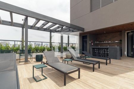 Studio para alugar com 27m², 1 quarto e sem vaga Studio para alugar com 27m², 1 quarto e sem vagaÁrea comum - Solarium com Jacuzzi