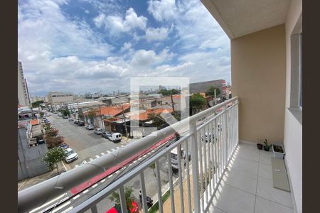 Varanda da Sala de apartamento à venda com 1 quarto, 28m² em Vila Guilherme, São Paulo