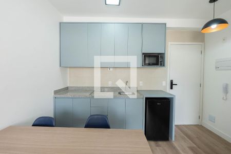 Sala/Cozinha de apartamento para alugar com 1 quarto, 27m² em Bela Vista, São Paulo