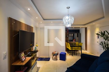 Sala de Tv de apartamento à venda com 2 quartos, 52m² em Jardim Monte Alegre, Taboão da Serra