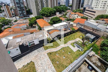 sala vista de apartamento para alugar com 2 quartos, 65m² em Paraíso, São Paulo