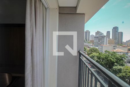 Sacada da Sala de apartamento para alugar com 1 quarto, 32m² em Vila Mariana, São Paulo