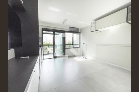 Sala, panorâmica de apartamento para alugar com 1 quarto, 29m² em Vila Olímpia, São Paulo