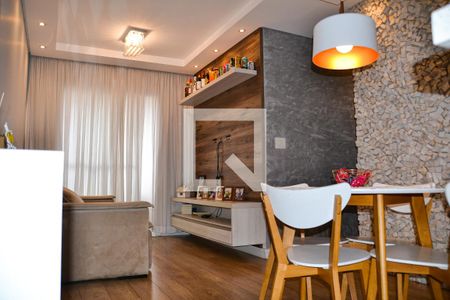 Sala de apartamento à venda com 3 quartos, 61m² em Campestre, São Caetano do Sul