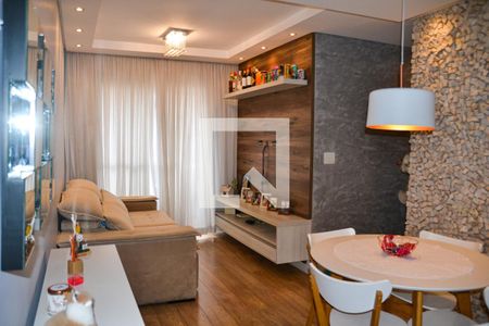 Sala de apartamento à venda com 3 quartos, 61m² em Campestre, São Caetano do Sul