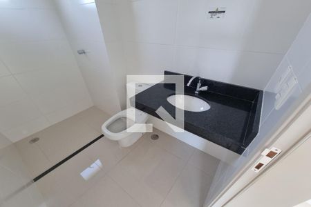 Banheiro Social de kitnet/studio para alugar com 1 quarto, 54m² em Vila Ana Maria, Ribeirão Preto