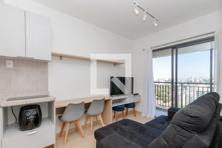 Sala de apartamento para alugar com 1 quarto, 34m² em Santo Amaro, São Paulo