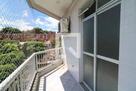 Varanda - Sala de apartamento à venda com 3 quartos, 85m² em Praia da Bandeira, Rio de Janeiro