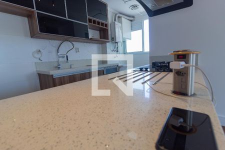 Apartamento à venda com 68m², 2 quartos e 1 vagaTorre de Tomadas Embutido no Mármore Cozinha Americana