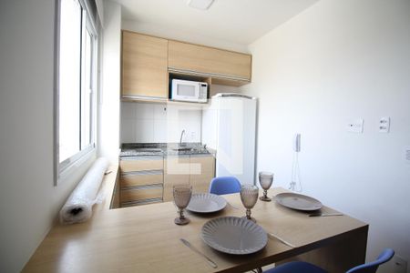 Cozinha de apartamento para alugar com 1 quarto, 24m² em Sé, São Paulo