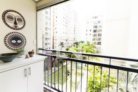 Varanda da Sala de apartamento à venda com 2 quartos, 52m² em Bela Aliança, São Paulo
