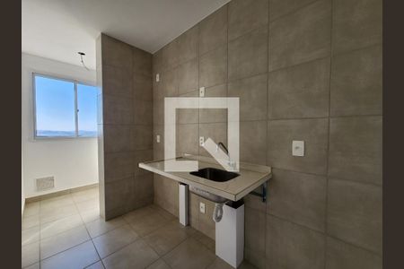Cozinha de apartamento à venda com 3 quartos, 77m² em Nova Vista, Belo Horizonte