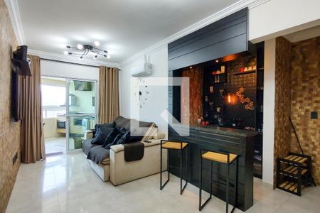 Sala de apartamento para alugar com 2 quartos, 85m² em Vila Caiçara, Praia Grande