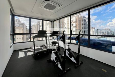 Apartamento para alugar com 34m², 1 quarto e sem vagaAcademia