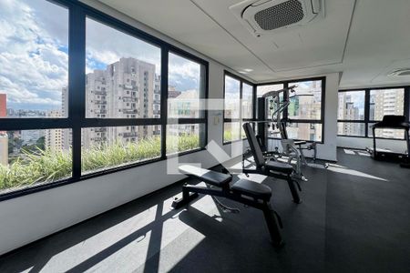 Apartamento para alugar com 34m², 1 quarto e sem vagaAcademia