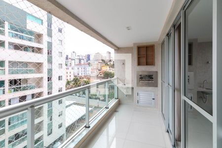 Varanda da Sala de apartamento para alugar com 4 quartos, 120m² em Caiçaras, Belo Horizonte