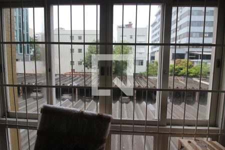 Vista da Sala de apartamento para alugar com 3 quartos, 104m² em Menino Deus, Porto Alegre
