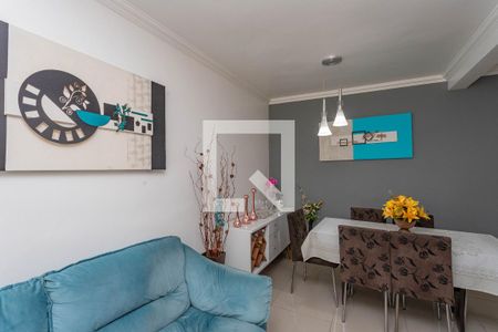 Sala  de apartamento à venda com 2 quartos, 54m² em Centro, Diadema
