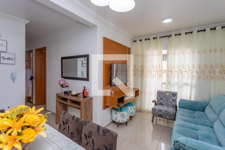 Sala  de apartamento à venda com 2 quartos, 54m² em Centro, Diadema