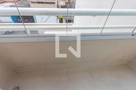 Varanda da sala  de apartamento à venda com 2 quartos, 54m² em Centro, Diadema