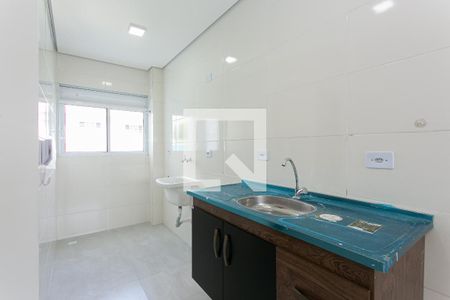 Cozinha e Área de Serviço de apartamento para alugar com 2 quartos, 42m² em Vila Brasil, São Paulo
