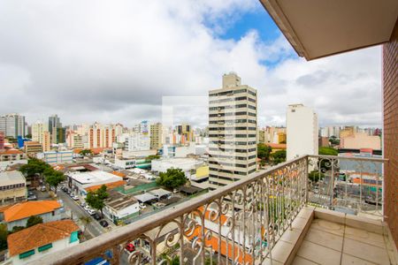 Varanda da sala de estar de apartamento para alugar com 3 quartos, 400m² em Centro, Santo André